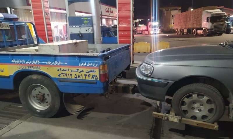 یدک کش قزوین شبانه روزی
