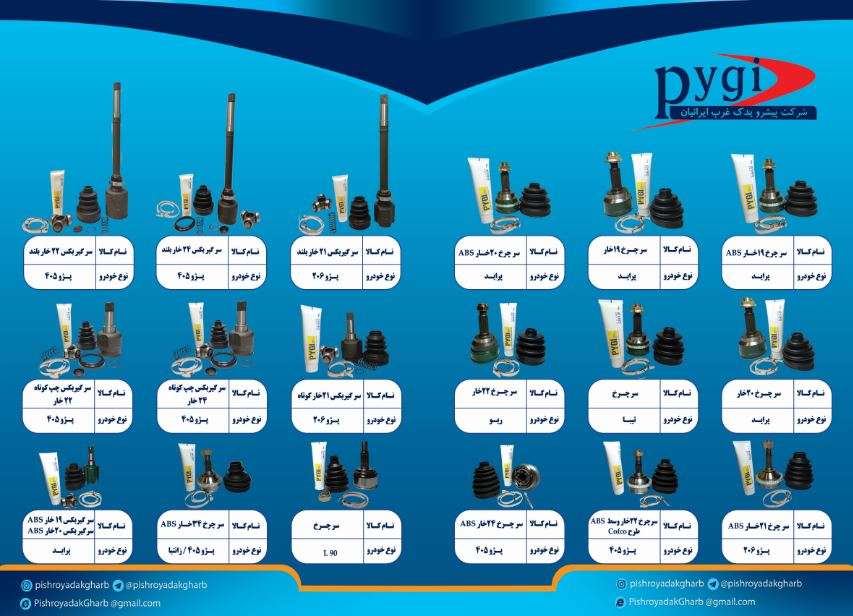 شرکت بازرگانی پیشرو یدک غرب ایرانیان