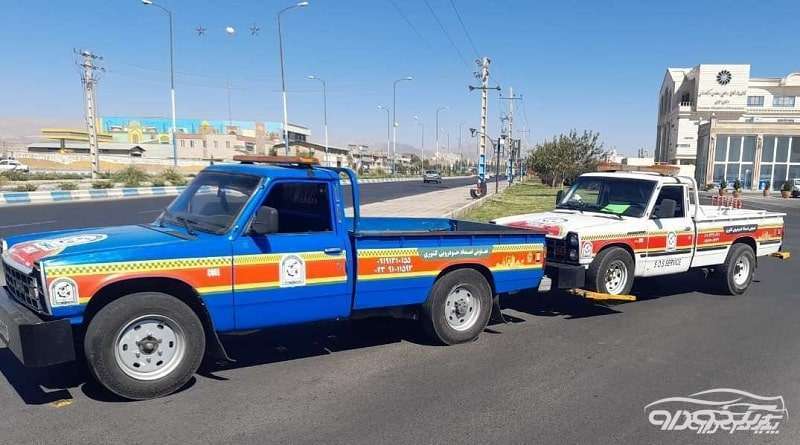 یدک کش سمنان شبانه روزی